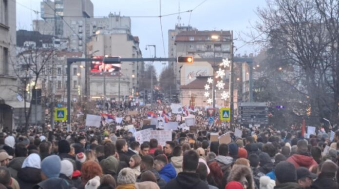 studenti blokada šetnja