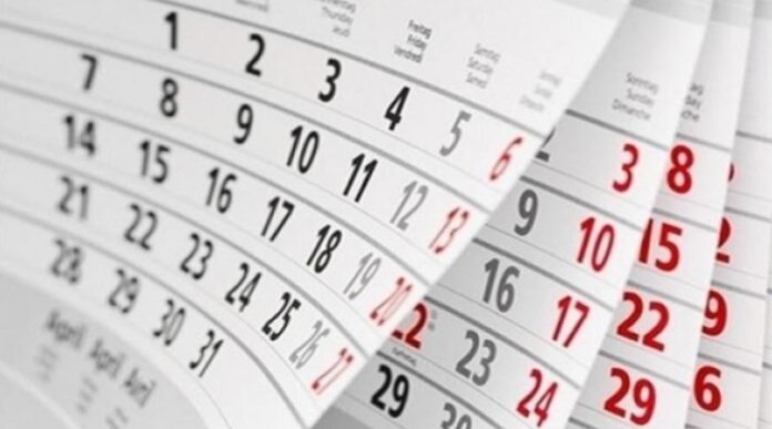 neradni dani kalendar