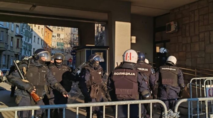 blokada skupštine Novog Sada