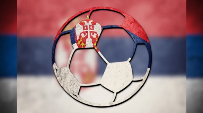fudbal srbija zastava lopta