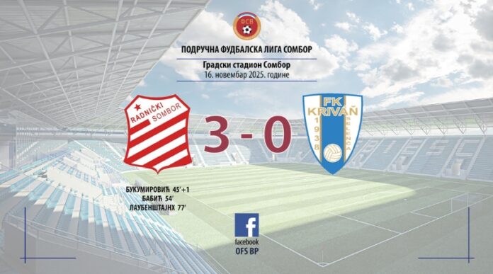 FK Radnički Sombor - FK Krivanj 2025 FK Radnički Sombor - FK Krivanj 2025