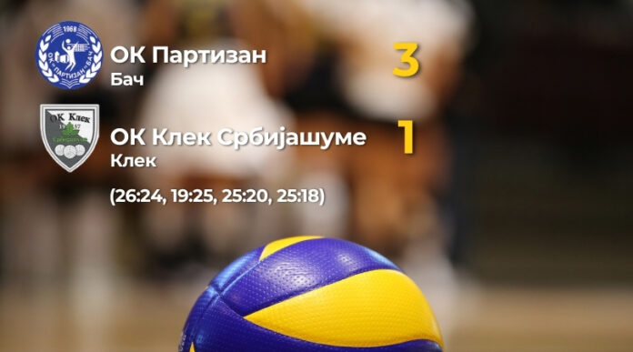 OK Partizan Bač - OK Klek Srbijašume OK Partizan Bač - OK Klek Srbijašume