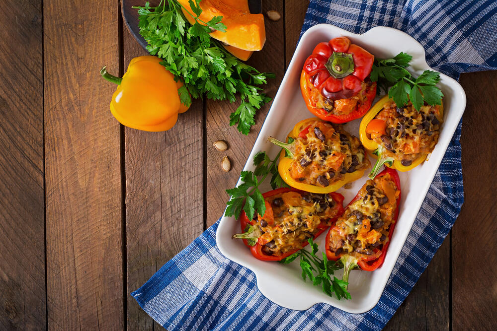 Posna punjena paprika