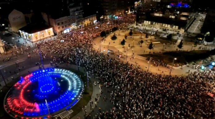 Trg Slavija Beograd, blokade Trg Slavija Beograd, blokade