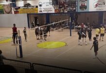 Одбојкашима Партизана један сет против Грузије OK Partizan vs Gruzija, odbojka, OK Partizan Bač