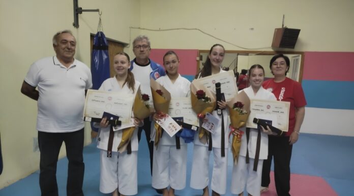 Karate Klub Slavija, dodela crnih pojasa